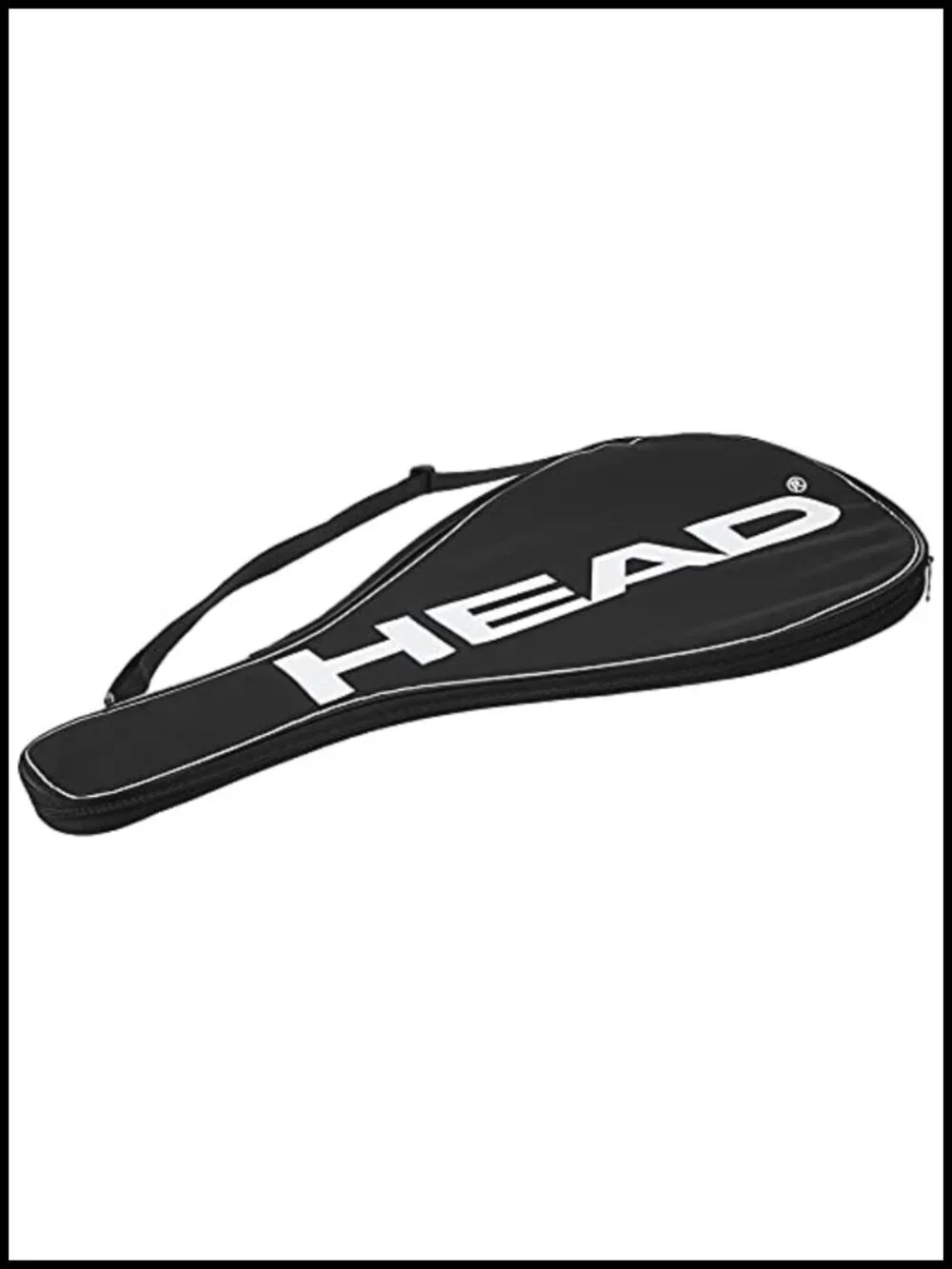 Padded Tennis Racquet Cover Bag with Adjustable Shoulder Strap